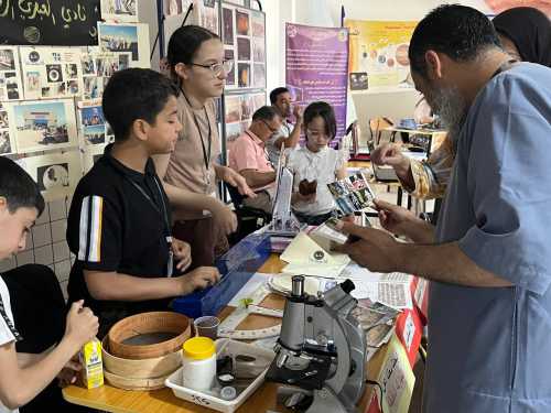 Exhibit Algeria youth Astronomy Constantine Algeria IAU