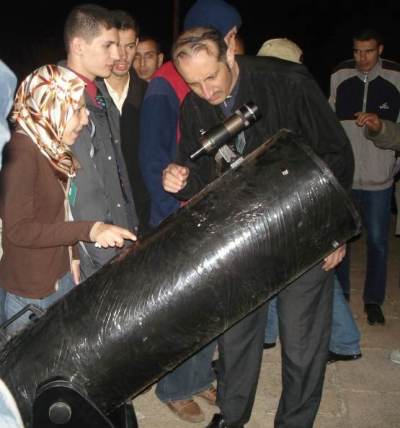 Astronomie Algérie amateurs association Festival exhibit  Sirius telescope
