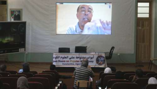 Open Doors Sirius Algeria Astronomy World Space Week 2018