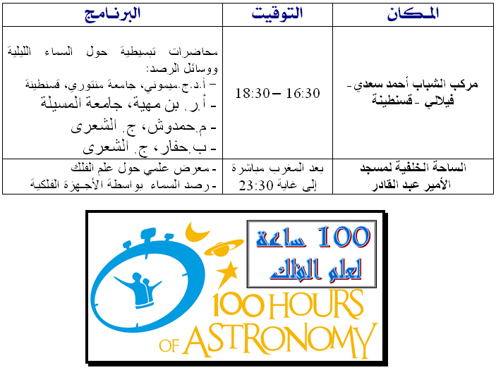 Program 100 Hours Constantine
