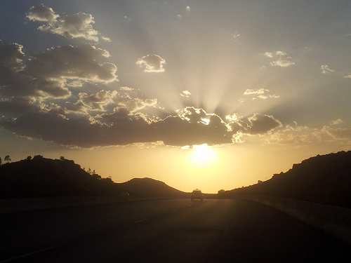 Sunset kashafa Sirius Scout Camp Zemmouri Astronomy