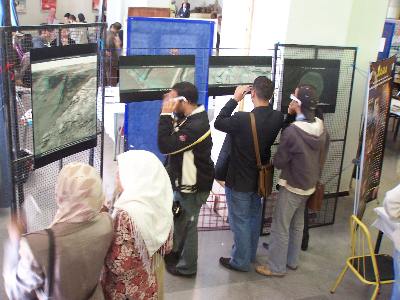 exhibition astronomy Algeria Constantine Malek Haddad amateurs youth AAJAA